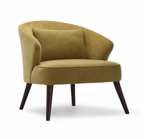 Pagi Brown Upholstery Accent Chair Perspective: top