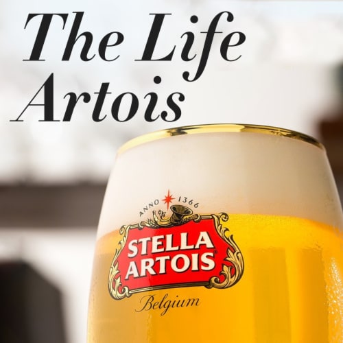 Stella Artois® Belgium Lager Beer Perspective: top