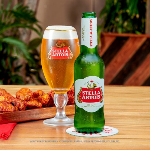 Stella Artois Premium Lager Beer Perspective: top