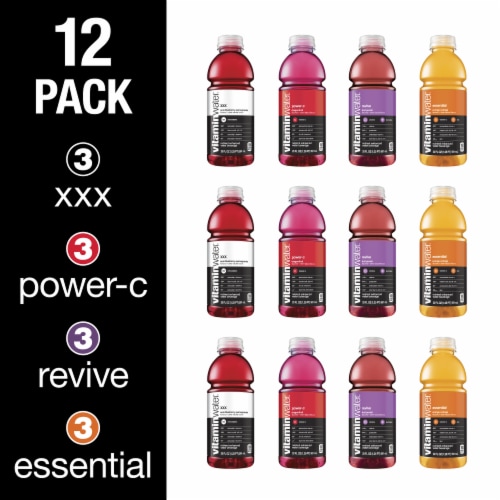 Vitaminwater® Nutrient Enhanced Bottled Water Perspective: top