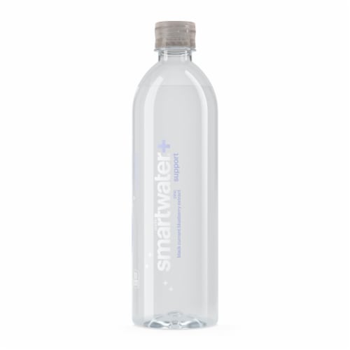 Smartwater® Zinc Black Blueberry Flavored Bottled Water Perspective: top