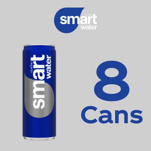 Smartwater® Enhanced Water Cans Perspective: top