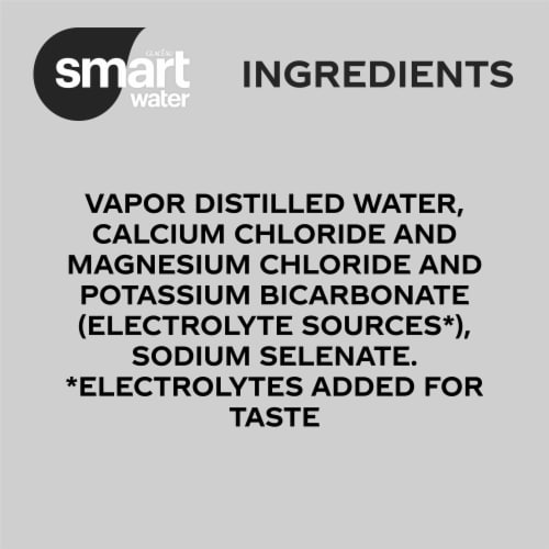 Smartwater® Alkaline With Antioxidant Water Cans Perspective: top