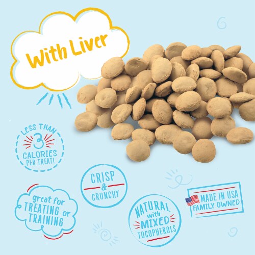 Charlee Bear® Original Crunch with Liver Dog Treats Perspective: top