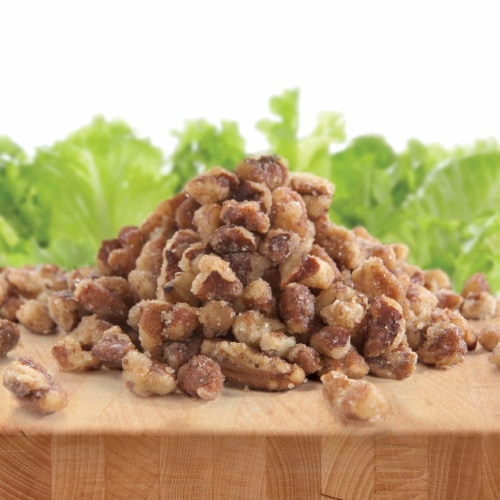 Fresh Gourmet® Honey Roasted Pecan Pieces Salad Topping Perspective: top