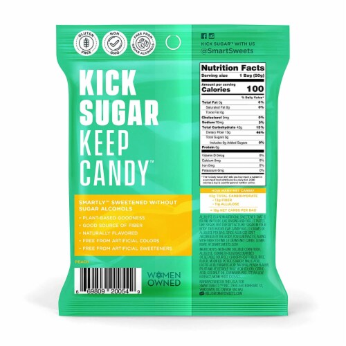 SmartSweets SMART SWEETS Peach Rings, 1.8 OZ (Pack of 4) Perspective: top