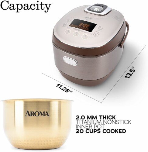 Aroma 10-Cup Digital Rice Cooker & Food Steamer - Sam's Club