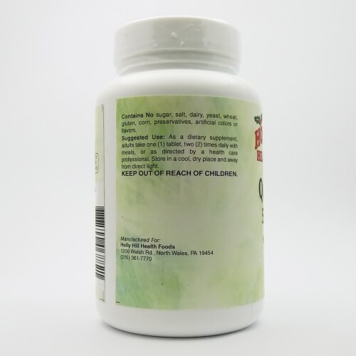 Holly Hill Health Foods, Quercetin Plus 500 MG, 100 Tablets Perspective: top