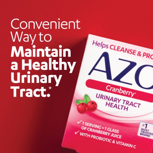 Azo Cranberry® Urinary Tract Health Supplement Caplets Perspective: top