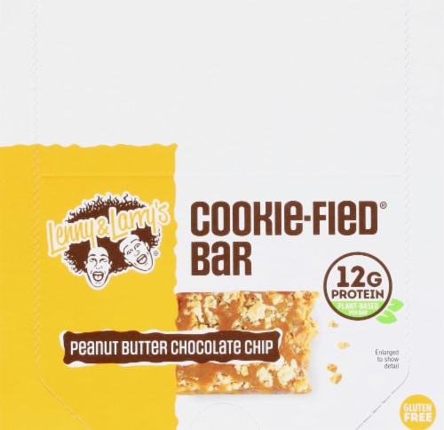 Lenny & Larry's® Cookie-fied® Peanut Butter Chocolate Chip Protein Bars Perspective: top
