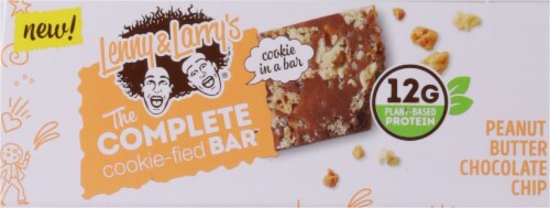 Lenny & Larry's® Peanut Butter Chocolate Chip Cookie-fied® Protein Bar Multipack Perspective: top