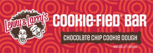 Lenny & Larry's® Chocolate Chip Cookie Dough Cookie-Fried® Bar Perspective: top