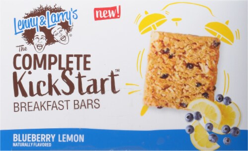 Lenny & Larry's Blueberry Lemon Bars Perspective: top