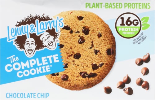 Lenny & Larry's® The Complete Cookie® Chocolate Chip Soft-Baked Cookies Perspective: top