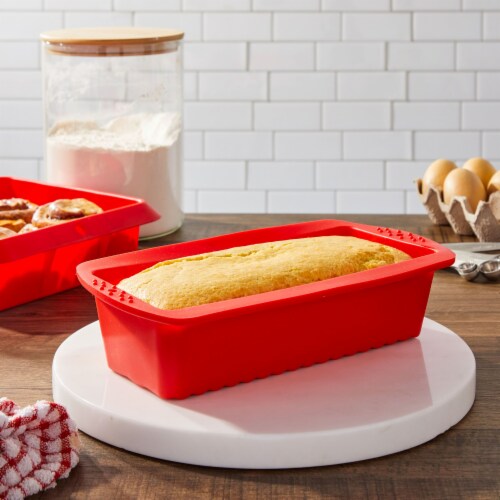 Juvale Nonstick Silicone Bakeware Baking Molds Set (4 Piece Set), Red, PACK - Kroger
