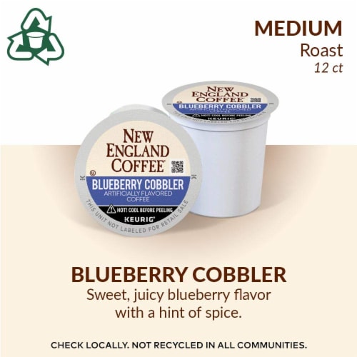 New England Coffee Blueberry Cobbler Medium Roast Coffee Pods 12 ct Kroger