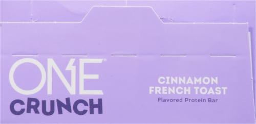 ONE BAR Cinnamon French Toast Protein Bars Perspective: top