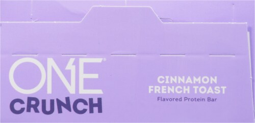 ONE BAR Cinnamon French Toast Protein Bars Perspective: top