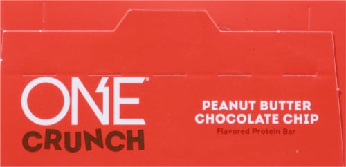 ONE BAR Peanut Butter Chocolate Chip Protein Bars Perspective: top