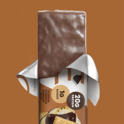 ONE S'mores Flavored Protein Bars Perspective: top