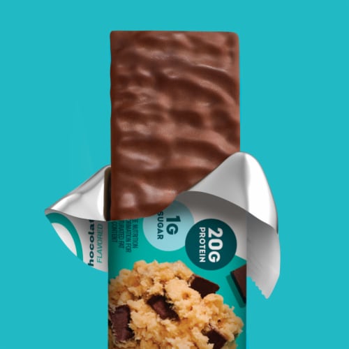 ONE® Chocolate Chip Cookie Dough Flavored Protein Bars Perspective: top
