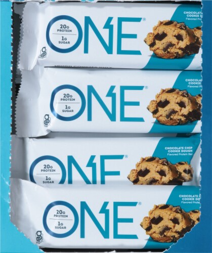 ONE® Chocolate Chip Cookie Dough Protein Bars Perspective: top