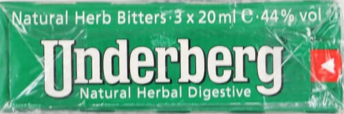 Underberg Natural Herb Bitters Perspective: top
