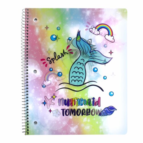 U Style Unicorn Magic 1-Subject Notebook - Assorted Perspective: top