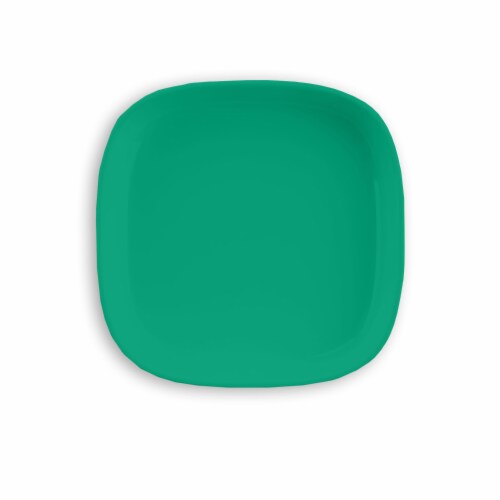 TarHong Square Wheat Poly Propylene Plates - Green Perspective: top