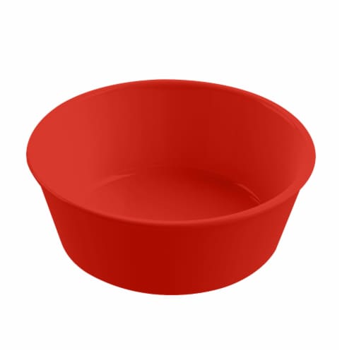 TarHong Wheat Poly Propylene Round Bowls - Red Perspective: top