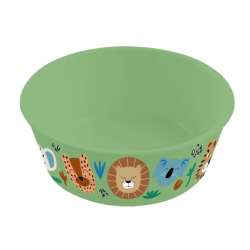TarHong Wheat Poly Propylene Round Bowl - Green Jungle Perspective: top