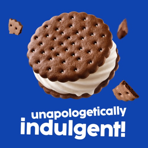 Skinny Cow Vanilla Gone Wild! Light Ice Cream Sandwiches, 4 Count Perspective: top