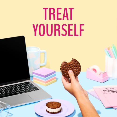 Skinny Cow® Vanilla Ice Cream Sandwiches Perspective: top