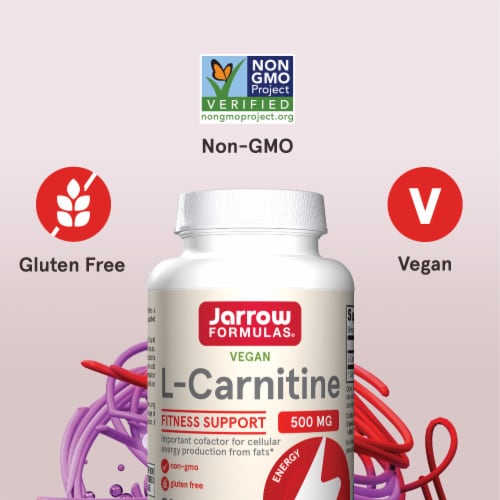 Jarrow Formulas® L Carnitine Capsules 500 mg Perspective: top