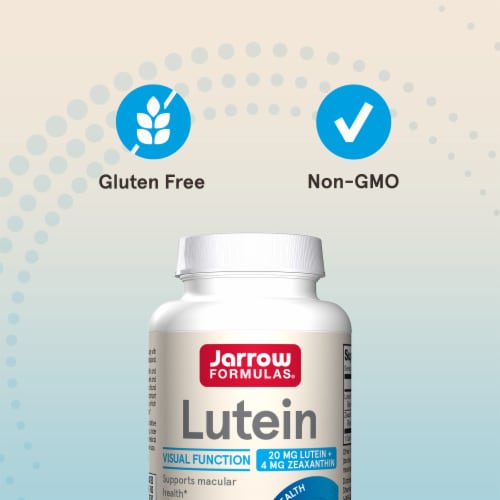 Jarrow Formulas® Lutein with Zeaxanthin Softgels Perspective: top