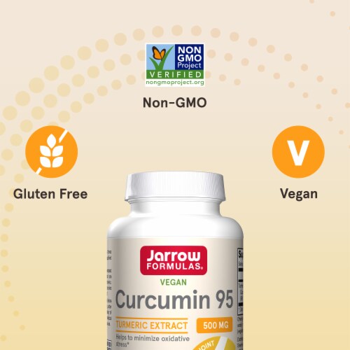 Jarrow Formulas® Curcumin Turmeric Extract Capsules 500 mg Perspective: top