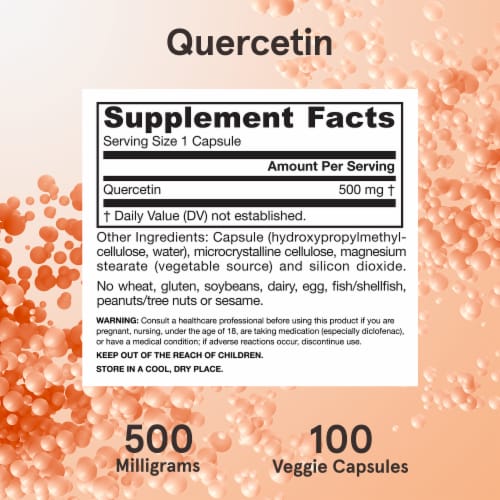 Jarrow Formulas® Quercetin Bioflavonoid Capsules Perspective: top