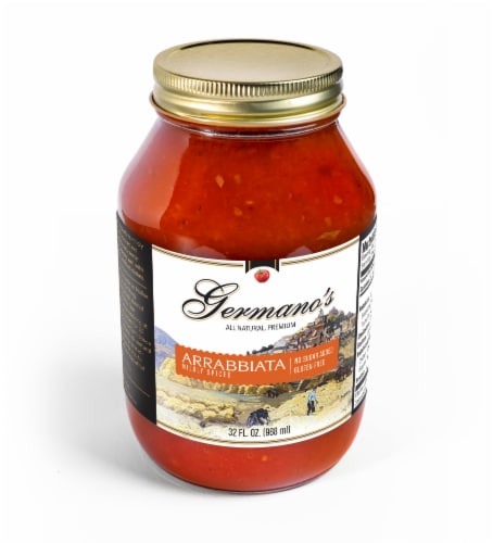 Germano's Arrabbiata Spicy Tomato Pasta Sauce Perspective: top
