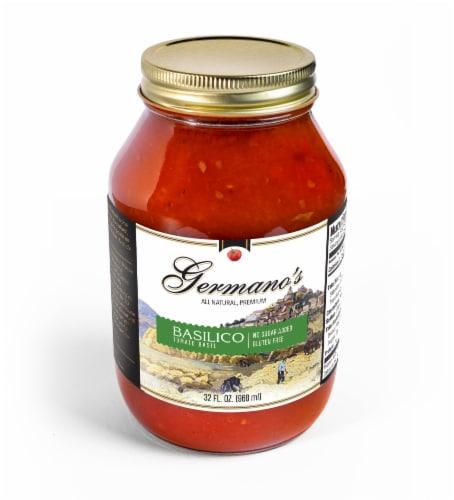 Germano's Basilico Tomato Basil Sauce Perspective: top