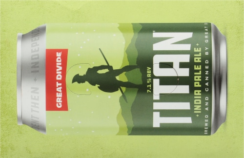 Great Divide Brewing Co.® Titan® IPA Beer Perspective: top