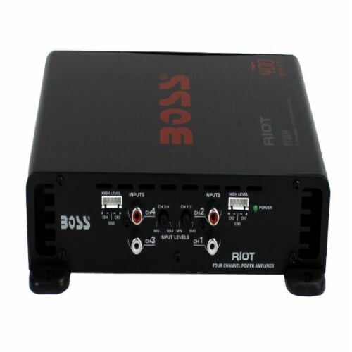 BOSS Audio R1004 Riot 400W 4Channel Class A/B Car Audio High Power