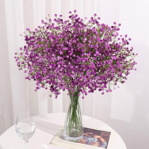 Faux Baby's Breath Bouquet for Floral Arrangement Decoration 15 pcs Perspective: top
