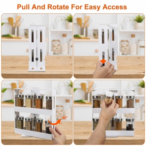 Rotating Kitchen Seasoning Organizer