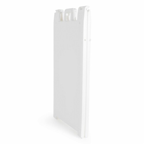 White Plasticade Signicade Portable Folding Sidewalk Double Sided Sign Stand 