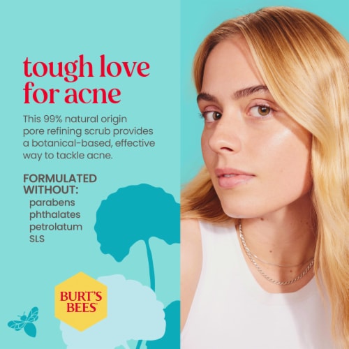 Burt's Bees Natural Acne Solutions Deep Cleansing Scrub Perspective: top