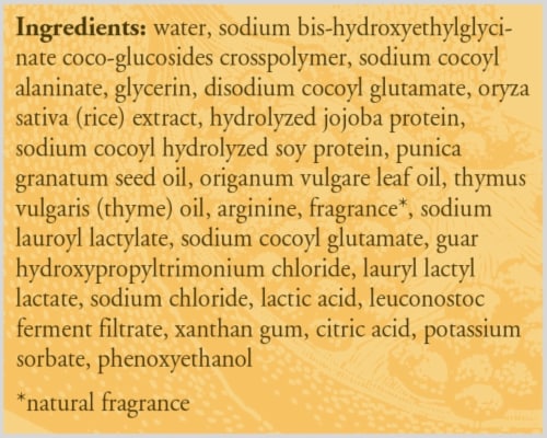 Burt's Bees Sulfate-Free Pomegranate Seed Oil Conditioner Perspective: top