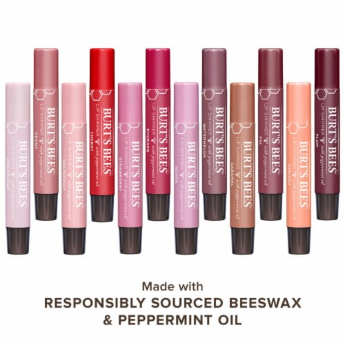 Burt's Bees Lip Shimmer 121 Cherry Perspective: top