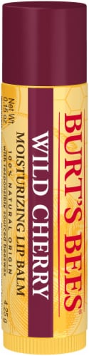 Burt's Bees Moisturizing Wild Cherry Lip Balm Perspective: top