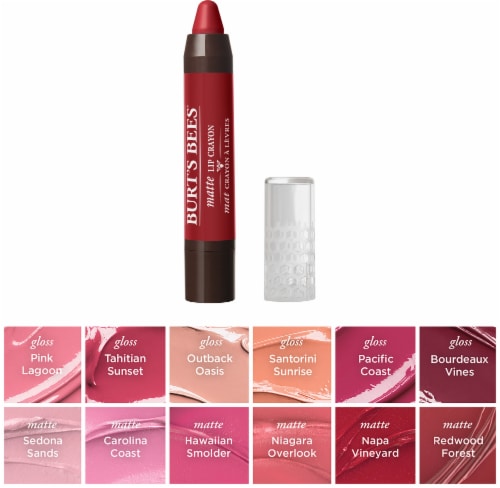 Burt's Bees Moisturizing Redwood Forest Matte Lip Crayon Perspective: top