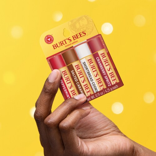 Burts Bees Festive Fix Moisturizing Lip Balm Gift Set Perspective: top